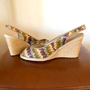 Andre Assous wedge espadrille, size 11